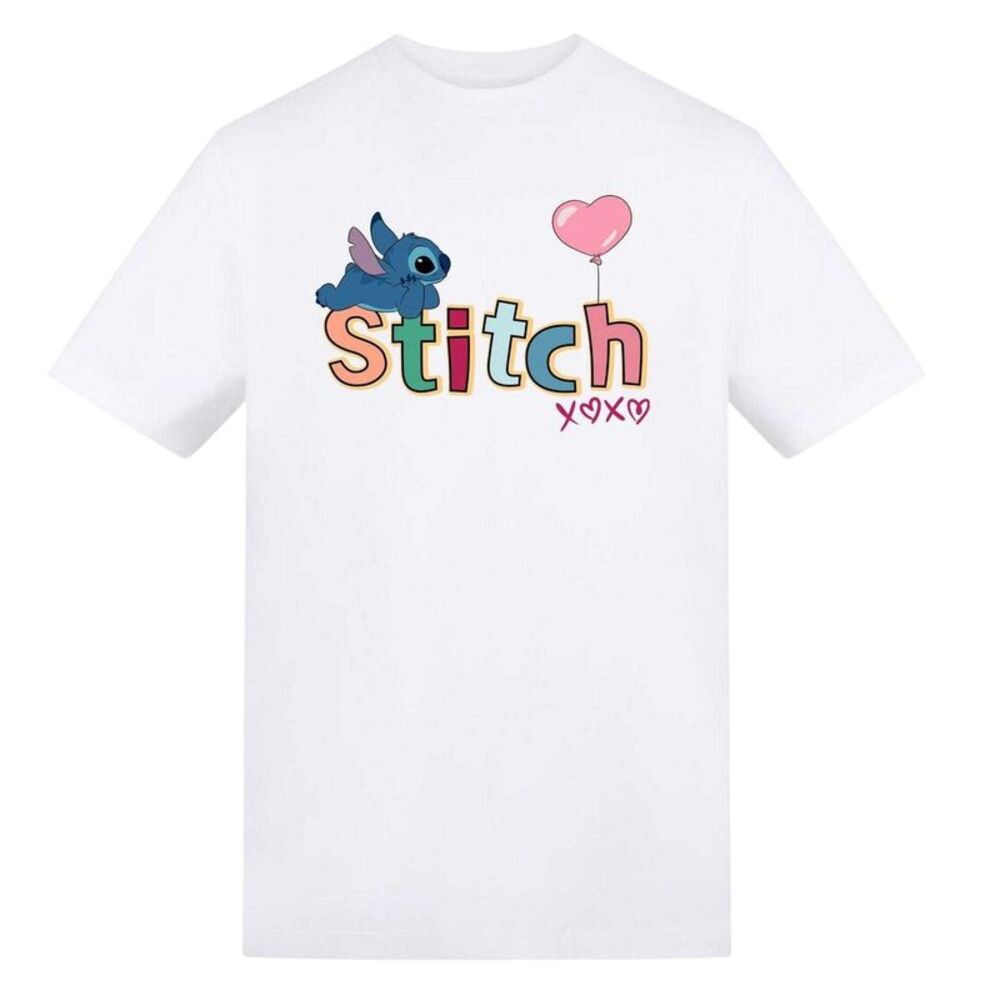 Lilo & Stitch Childrens/Kids Heart Cotton T-Shirt / White